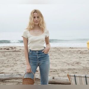 Doen Brigitte Tee in Nutmilk - XS